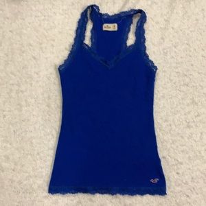 blue hollister tank top